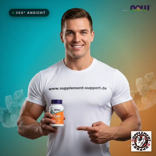 NOW Foods Zinc 100 Tabletten a´50mg – 360° Spin
