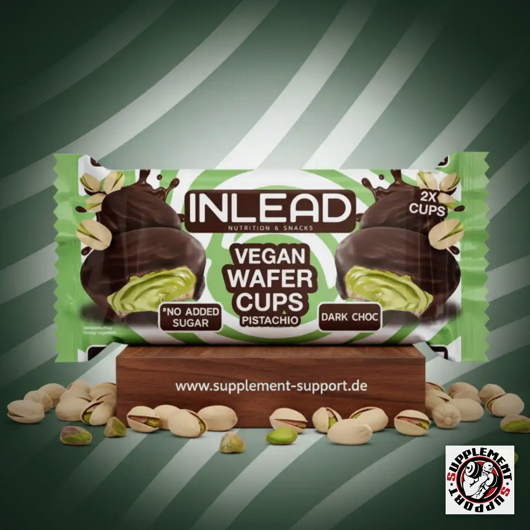 Inlead Wafer Cups 50 g Vegan Pistachio Dark Choc