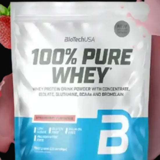 100% Pure Whey Protein Pulver 1000g