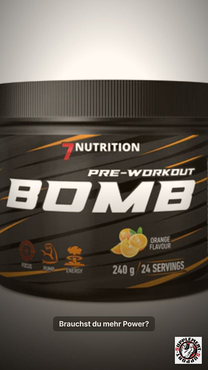 7Nutrition Bomb Booster - 240g Orange