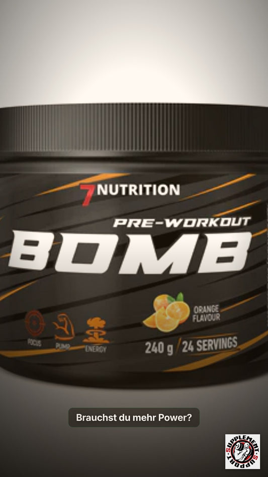 7Nutrition Bomb Booster - 240g Orange