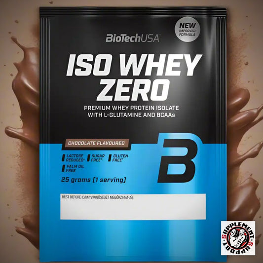 BioTech USA Iso Whey Zero Protein Pulver 25g Probe