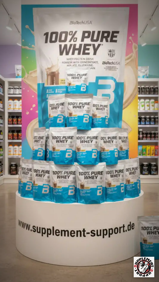 100% Pure Whey Protein Pulver 400g