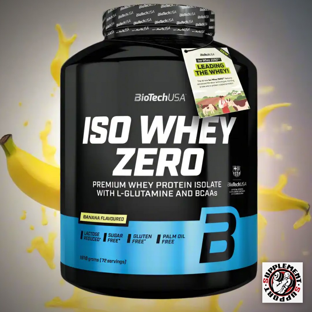 BioTech USA Iso Whey Zero Protein Pulver 1816g