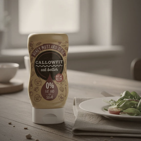 Callowfit Saucen 300ml Süß & Deftig - 18 Geschmacksrichtungen – Cinematic Lifestyle Scene