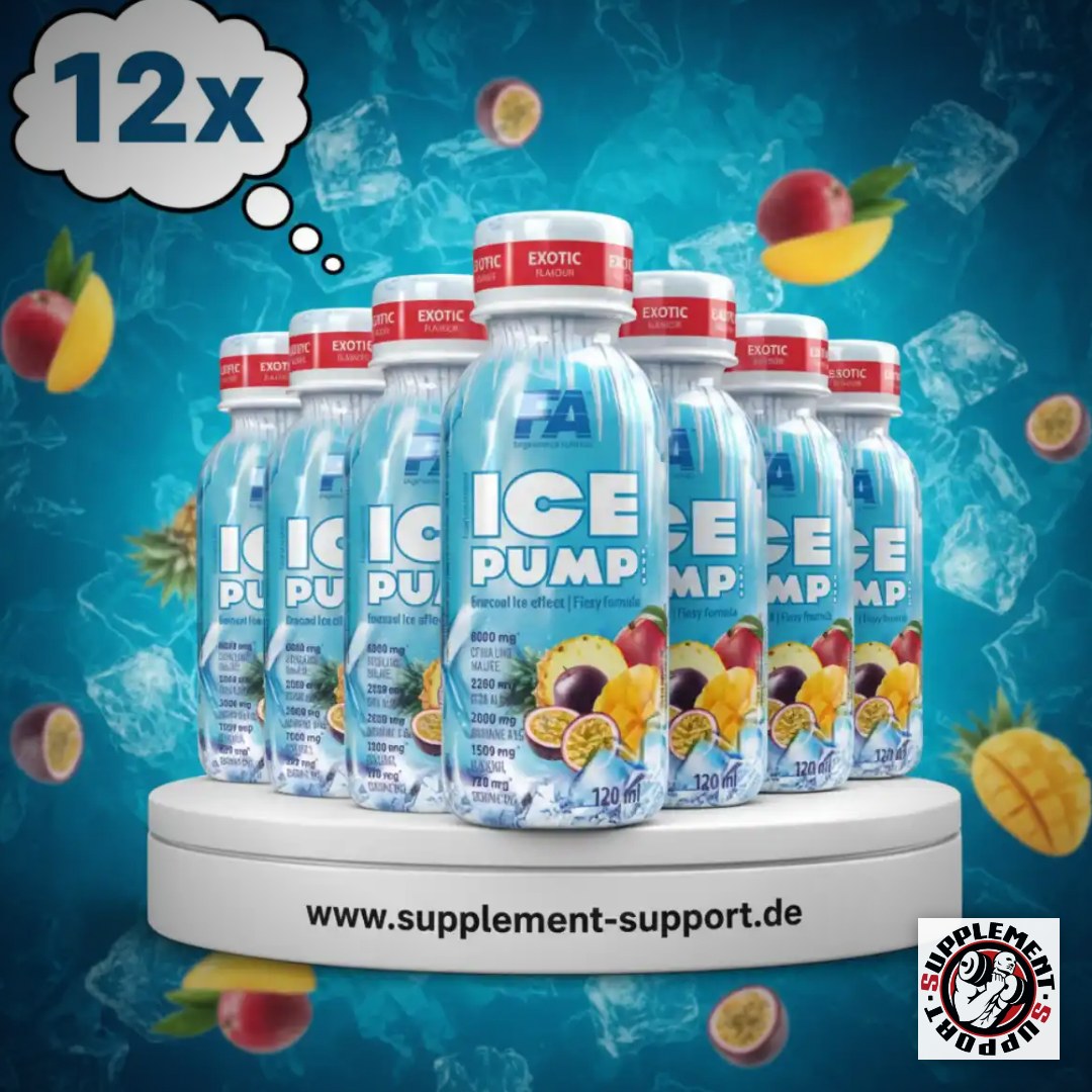 ICE PUMP Shot Pre Workout Booster 12x120ml