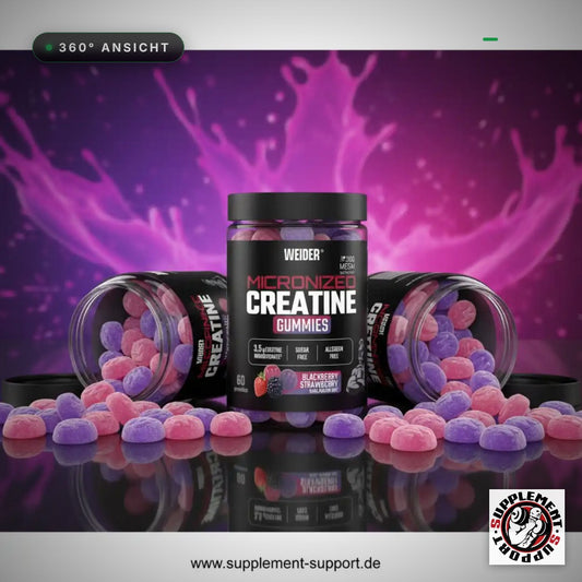Weider Creatine Gummies 60 Stück – 360° Spin