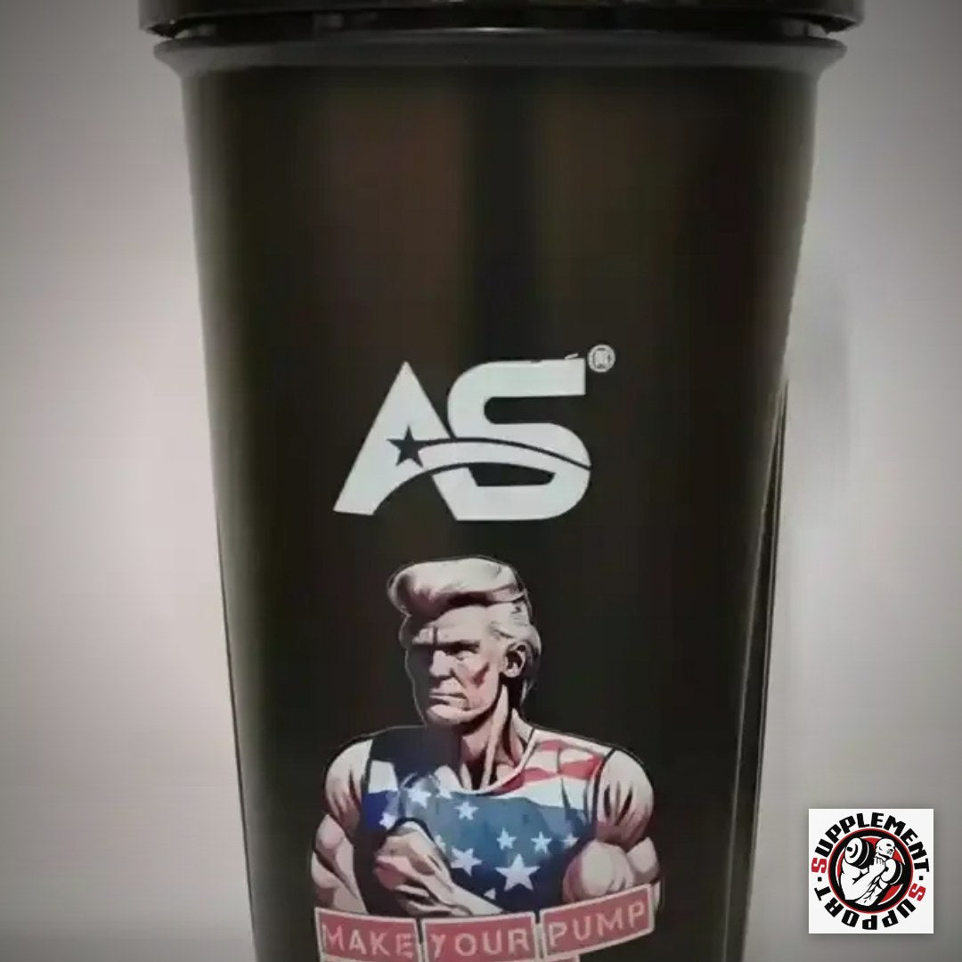 American Supps Protein Shaker Donald Pump 800ml