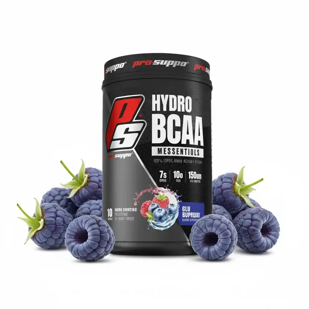 Pro Supps Hydro BCAA Messentils mit Himbeeren – Sportnahrung, Aminosäuren, Booster für Training & Recovery