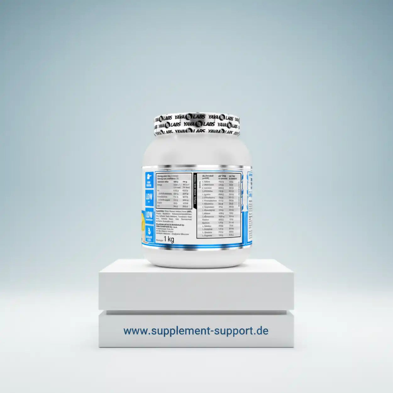 1 kg Proteinpulver von YAYA LABS, Nahrungsergänzungsmittel für Sportler, hochwertig & fair