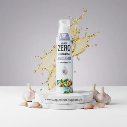 Zero Knoblauch Kochspray, zuckerfrei, ideal für gesunde Ernährung und Fitness