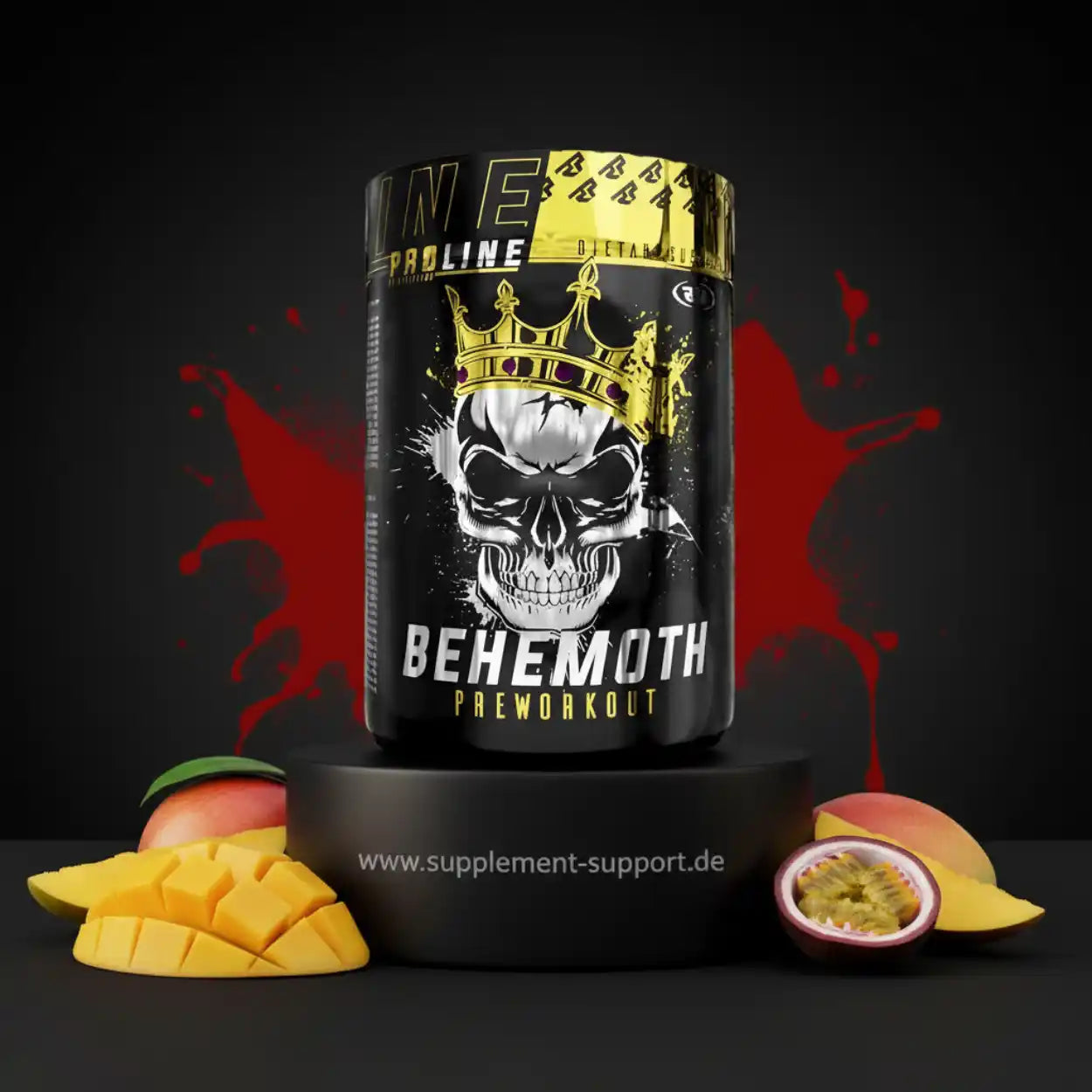 Behemoth Pre Workout mit Mango und Passionsfrucht, hochwertiges Sportnahrungsergänzungsmittel