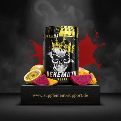 Behemoth Pre Workout mit Früchten, hochwertige Nahrungsergänzung für Sportler