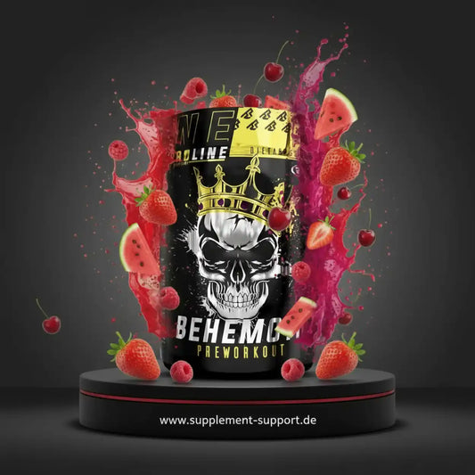 Behemoth Preworkout mit Beeren und Wassermelone, energiereiches Sportnahrungsergänzungsmittel