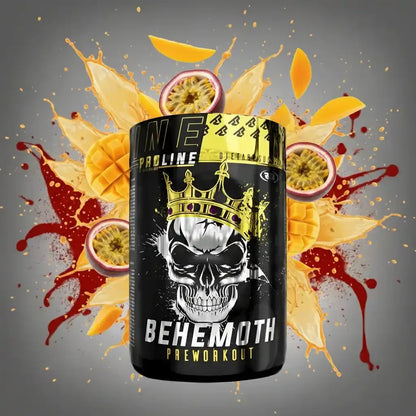 Behemoth Pre Workout mit Mango und Passionsfrucht, energiereiches Sportnahrungsergänzungsmittel