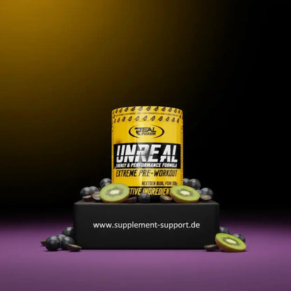 Real Pharm Unreal Extreme Pre-Workout mit Kiwi & Trauben – Energie & Leistungsbooster für Sportler