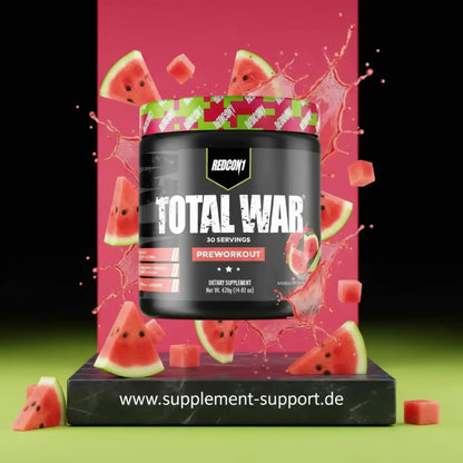 Redcon1 Total War Preworkout mit Wassermelone, 30 Portionen, Nahrungsergänzungsmittel