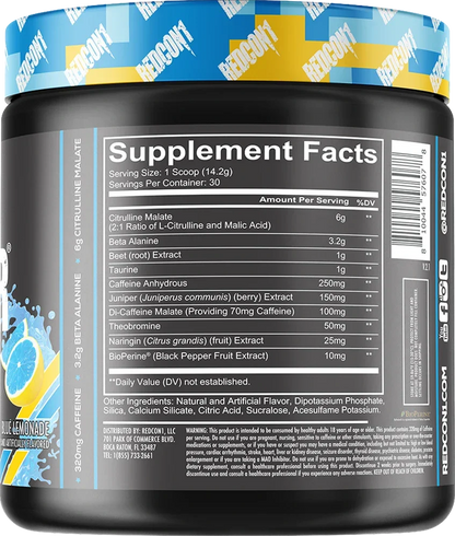 RedCon1 Total War Pre workout Booster 411g - Supplement Support