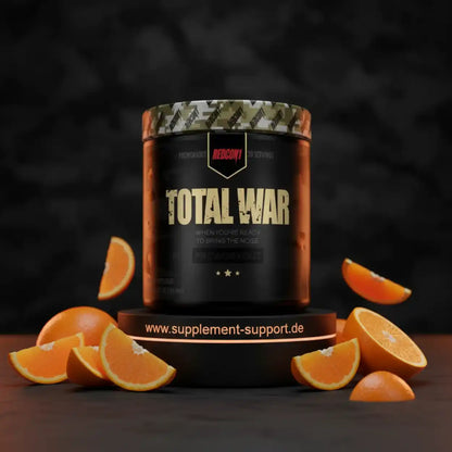 REDCON1 Total War Pre Workout mit Orangen, hochwertige Sportnahrung für maximale Leistung
