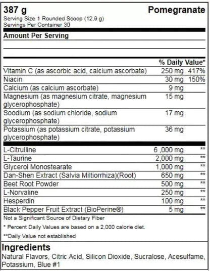 Rich Piana Full As F*ck Pre Workout Booster 350g - Supplement Support