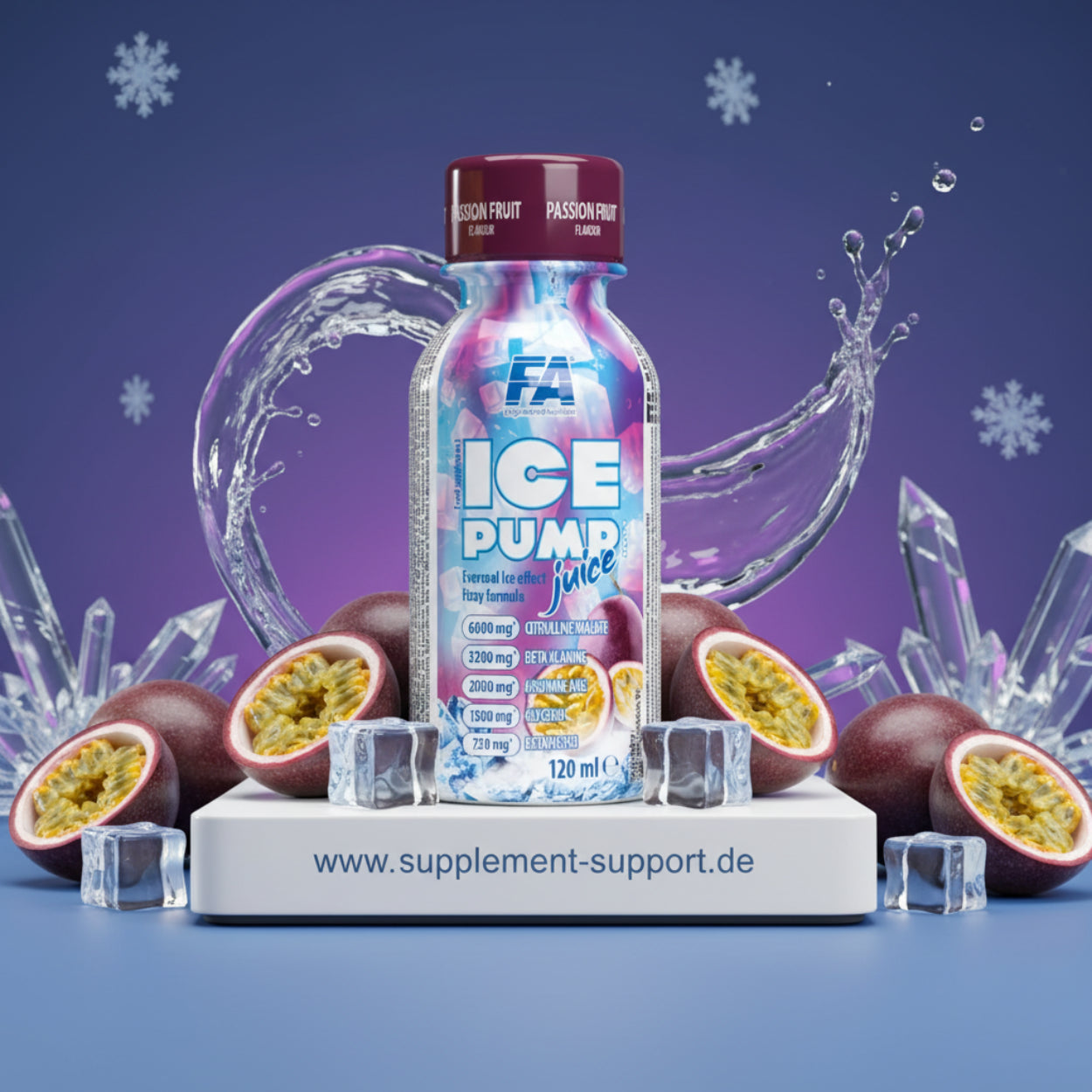 FA Nutrition ICE PUMP Shot Pre Workout Booster 120ml
