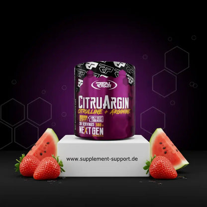 REAL PHARM® CITRUARGIN 300g 4000mg Citrullin + 4000mg Arginin