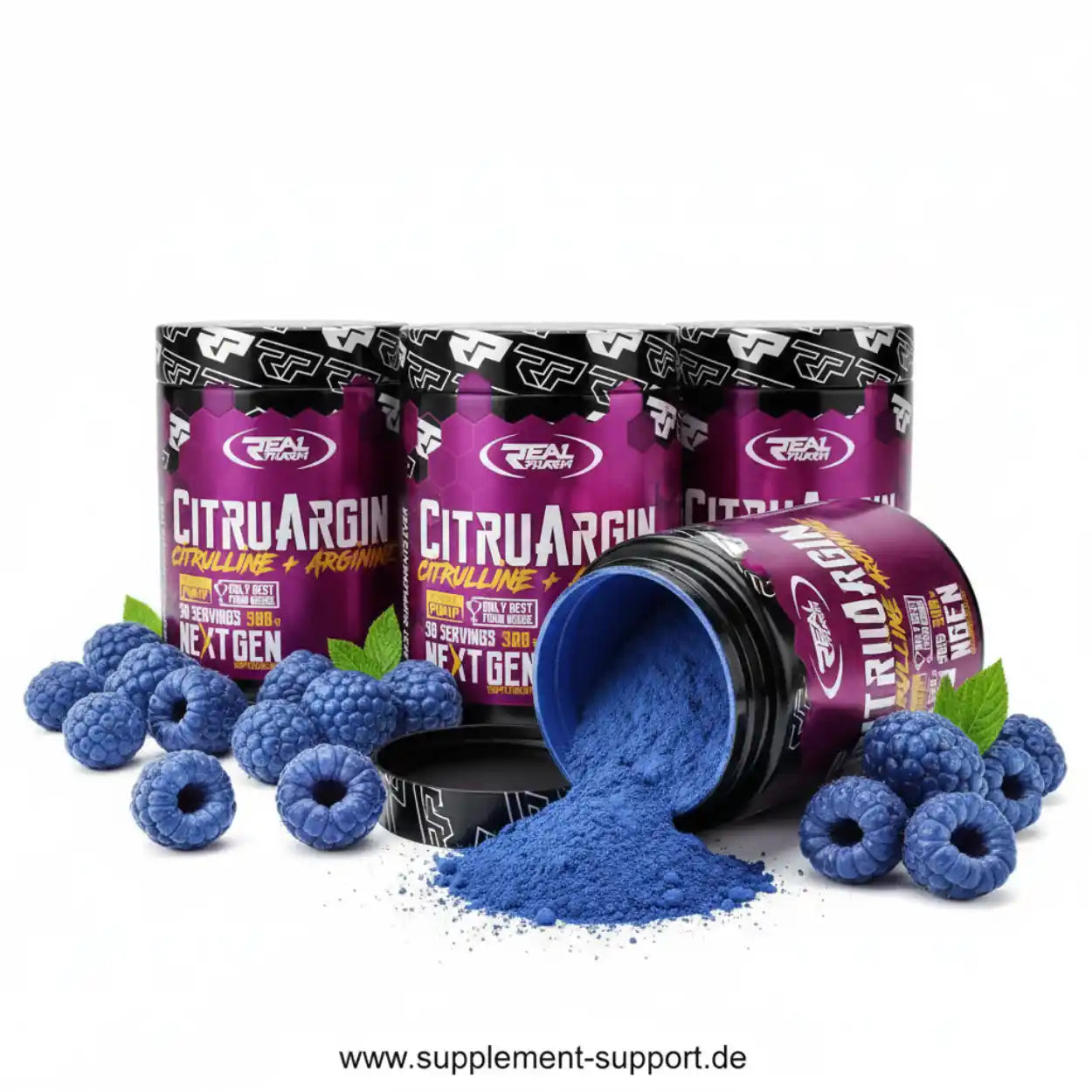 REAL PHARM® CITRUARGIN 300g 4000mg Citrullin + 4000mg Arginin
