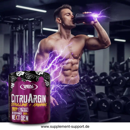 REAL PHARM® CITRUARGIN 300g 4000mg Citrullin + 4000mg Arginin