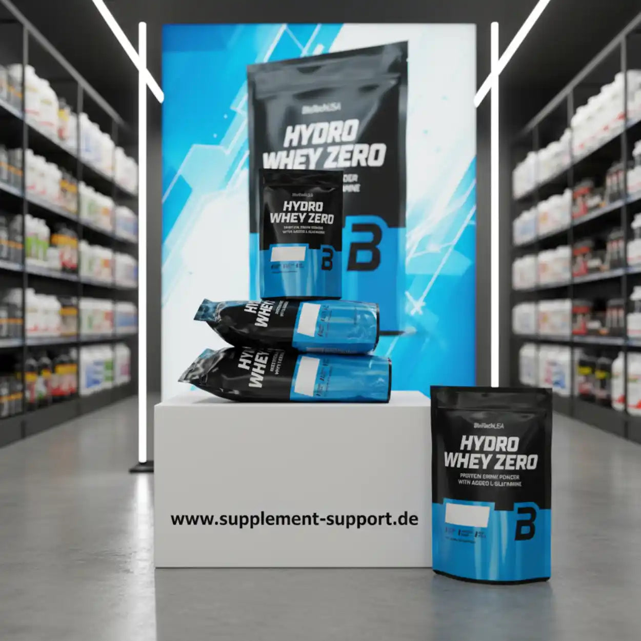 Proteinpulver Hydro Whey Zero Beutel im Supplements-Shop, Sportnahrung, Fitness Ernährung