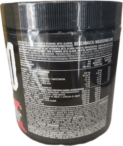 Nahrungsergänzungsmittel mit Vitaminen und Beta-Alanin, Wassermelone Geschmack