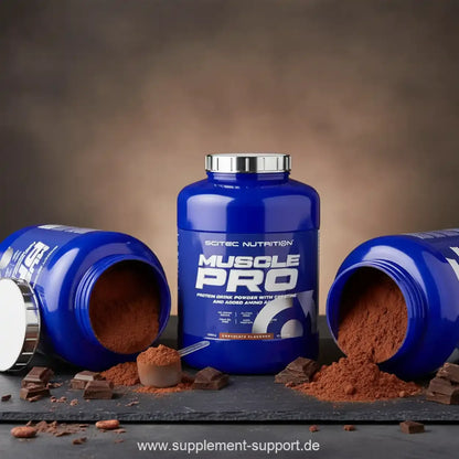 Scitec Nutrition Muscle Pro Proteinpulver Schokolade, Eiweißpulver mit Kreatin für Sportler