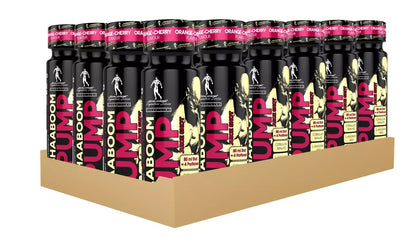 HAABOOM Pump Juice Shot, Orange-Cherry Geschmack, 80 ml Portionen, Citrullin Malat, L-Arginin, Sportnahrung