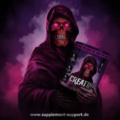 Tod mit Kreatin-Produkt, Nahrungsergänzung für Sportler, Protein & Booster
