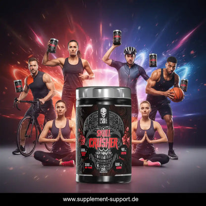 Skull Crusher Pre-Workout Booster für Sportler, Fitness & Training mit Kreatin & Beta-Alanin