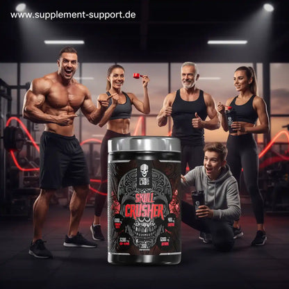 Skull Crusher Pre-Workout Booster für Muskeldefinition & Energie im Fitnessstudio