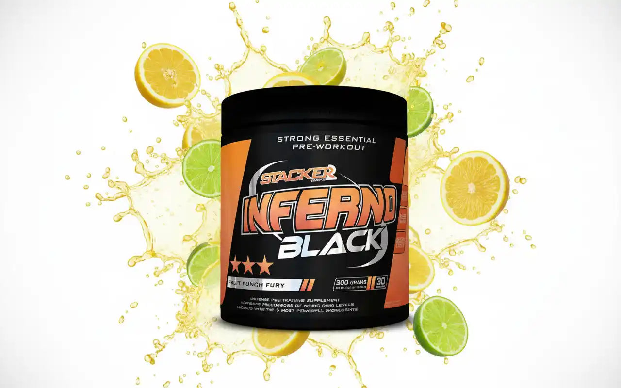 Stacker2 Inferno Black Pre Workout Booster - 300g