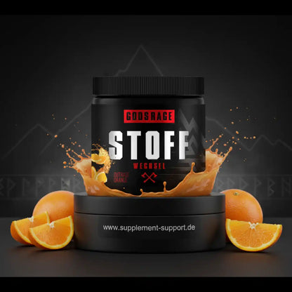 Gods Rage Stoff Wechsel Outrage Orange - Nahrungsergänzung mit Orangengeschmack
