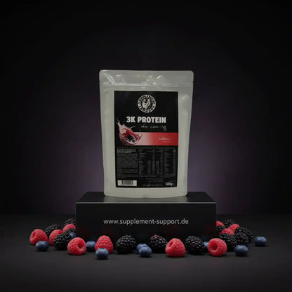 3K Protein Pulver mit Beeren – Hochwertiges Sportnahrungsergänzungsmittel für Muskelaufbau