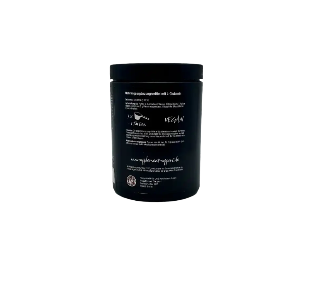 Supplement Support L-Glutamin Pulver 500g - Supplement Support