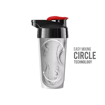 Shaker mit Circle Technology für einfaches Mischen von Proteinpulver und Nahrungsergänzungsmitteln