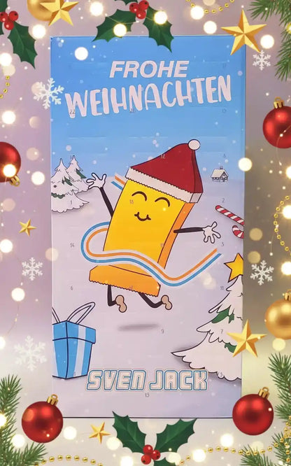 Sven Jack Adventskalender 2025 49 x 65g Riegel 3185g - Supplement Support