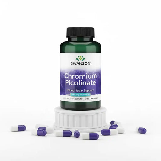 SWANSON Chromium Picolinate 200 Kapseln 200mcg Chrom