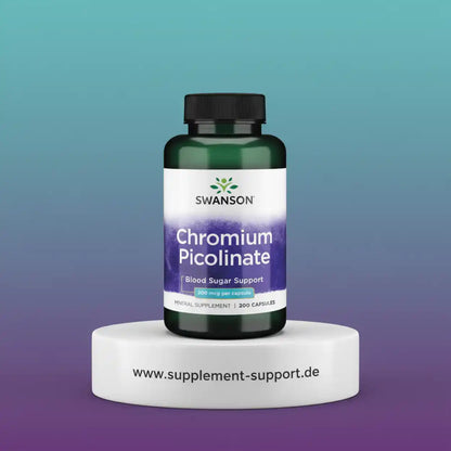 SWANSON Chromium Picolinate 200 Capsules 200mcg Chromium