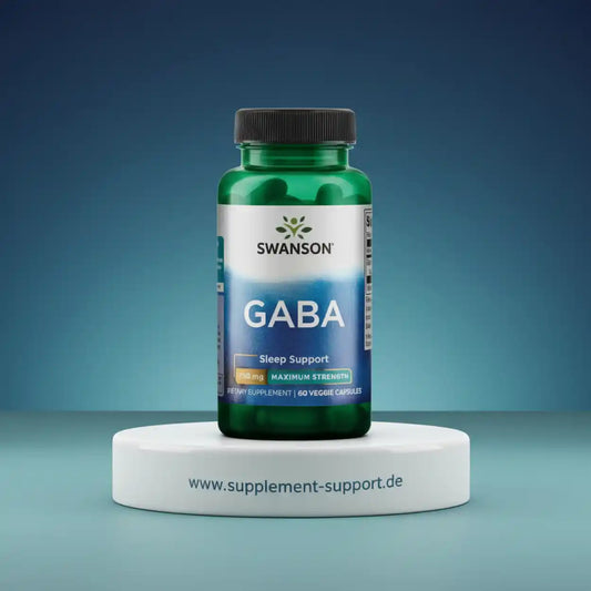 Swanson GABA 750mg Maximum Strength 60 Vegan Caps