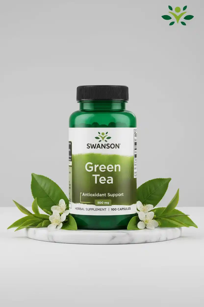 Swanson Grüner Tee Extrakt 100 Kapseln - Supplement Support