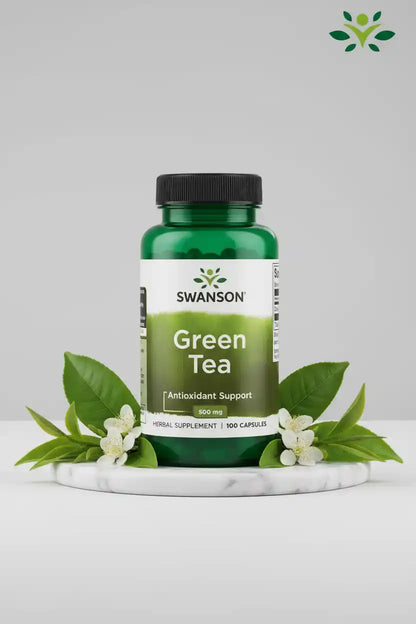 Swanson Grüner Tee Extrakt 100 Kapseln - Supplement Support