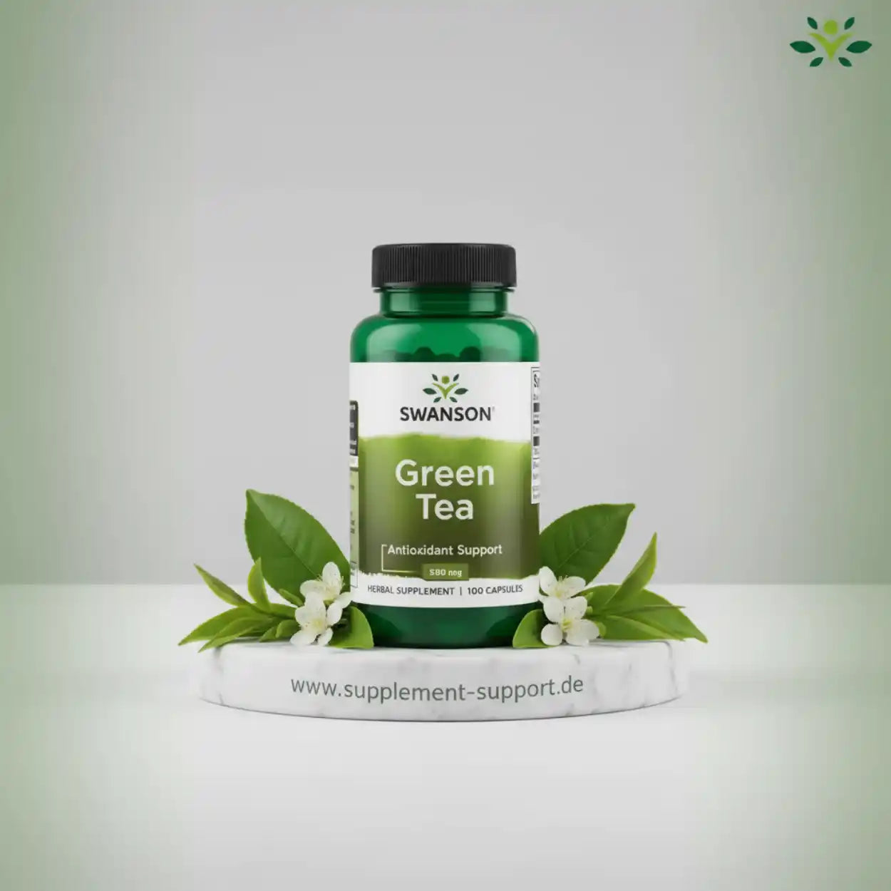 Extrait de thé vert Swanson, 100 capsules