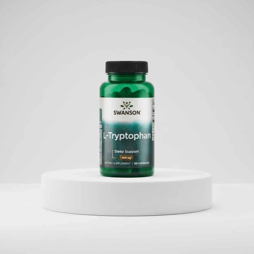 Swanson L-Tryptophan 60 Kapseln á 500mg - Supplement Support
