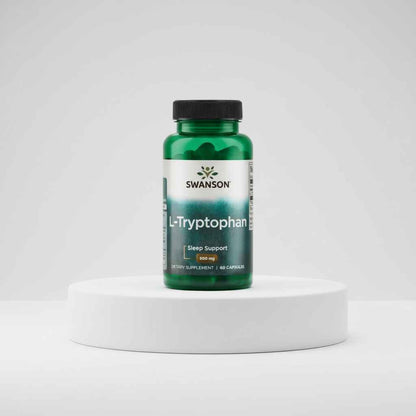 Swanson L-Tryptophan 60 Kapseln á 500mg - Supplement Support