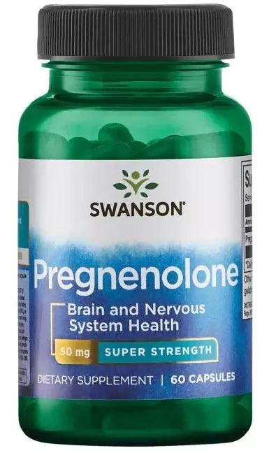 Swanson Pregnenolon 50mg 60Kapsel - Supplement Support